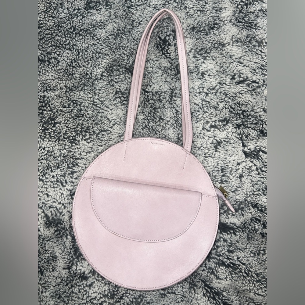 Circle lavander purse